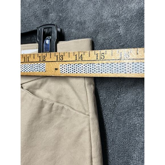 Gap Pants Woman’s Sz 2 Tan Skinny Ankle Khaki Nomad Stretch Flat Front - Picture 3 of 12